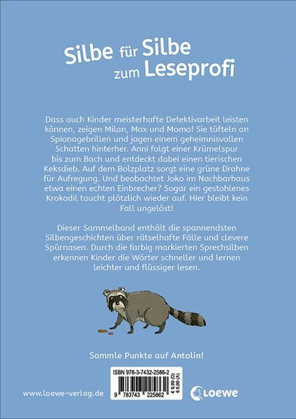 Produktbild: Die besten Silbengeschichten zum Lesenlernen - Detektive und Geheimnisse