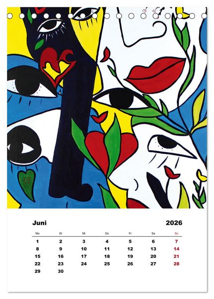Produktbild: Pop Art - Atelier Zippo (Tischkalender 2026 DIN A5 hoch), CALVENDO Monatskalender