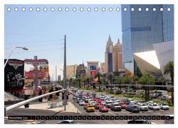 Produktbild: Las Vegas - Nevada (Tischkalender 2026 DIN A5 quer), CALVENDO Monatskalender