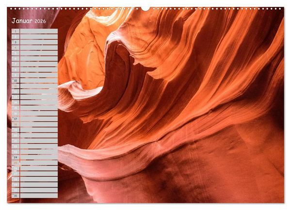 Produktbild: Die Canyons der USA (Wandkalender 2026 DIN A2 quer), CALVENDO Monatskalender