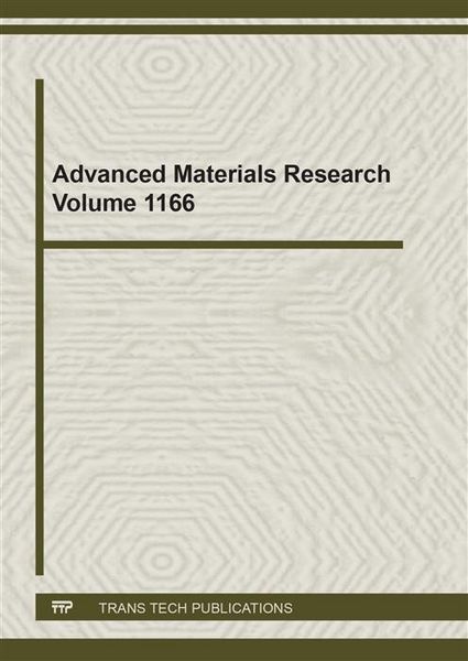 Produktbild: Advanced Materials Research Vol. 1166