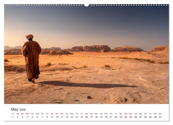Produktbild: Jordan Sand, Stone and Salt (Wall Calendar 2026 DIN A2 landscape), CALVENDO 12 Month Wall Calendar