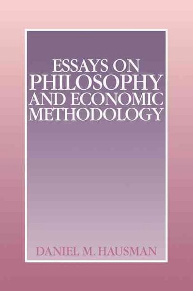 Produktbild: Essays on Philosophy and Economic Methodology