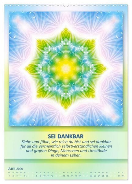 Produktbild: Light Energy Mandalas - Kalender - Vol. 1 (Wandkalender 2026 DIN A2 hoch), CALVENDO Monatskalender