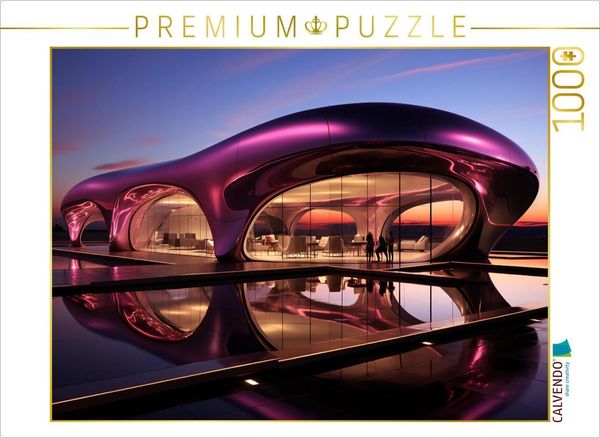 Produktbild: CALVENDO Puzzle Purple Ufo | 1000 Teile Lege-Gr&ouml;&szlig;e 64x48cm Foto-Puzzle f&uuml;r gl&uuml;ckliche Stunden