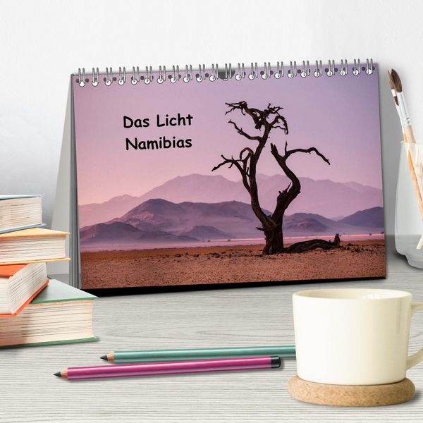 Produktbild: Das Licht Namibias (Tischkalender 2026 DIN A5 quer), CALVENDO Monatskalender