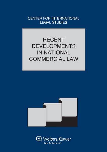 Produktbild: Recent Developments in National Commercial Law