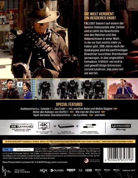 Produktbild: Fallout - Staffel 1 - Steelbook (3 4K Ultra HD) (+ 3 Blu-ray)