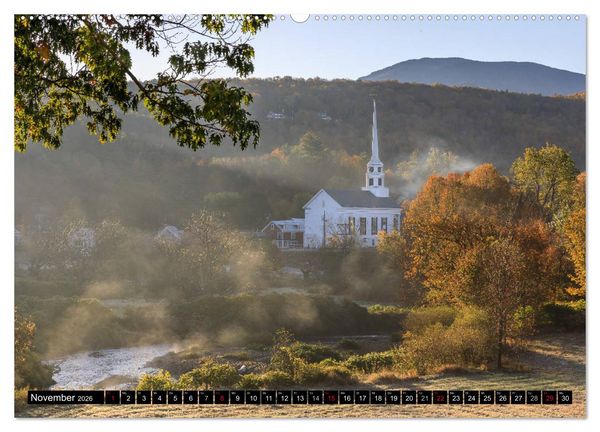 Produktbild: NEUENGLAND - Eine Reise durch den Nordosten der USA (hochwertiger Premium Wandkalender 2026 DIN A2 quer), Kunstdruck in Hochglanz