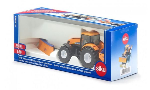 Produktbild: Siku 2940 Traktor mit R&auml;umschild und