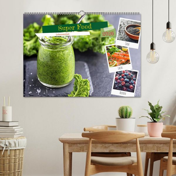 Produktbild: Super Food - Lebensmittel (Wandkalender 2026 DIN A2 quer), CALVENDO Monatskalender