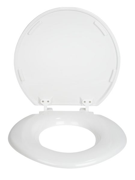 Produktbild: WC-Sitz Mod. Torino XXL, aus antibakteriellem Duroplast, belastbar bis 300 kg