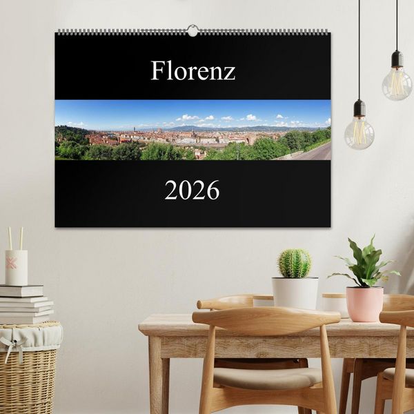 Produktbild: Florenz (Wandkalender 2026 DIN A2 quer), CALVENDO Monatskalender
