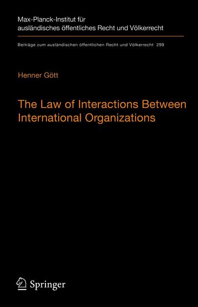 Produktbild: The Law of Interactions Between International Organizations
