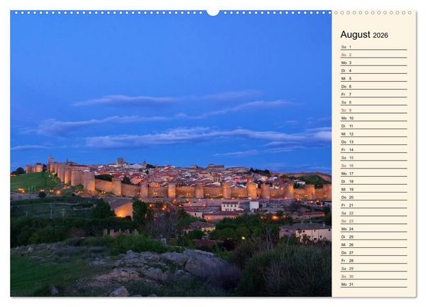 Produktbild: Burgen in Spanien (Wandkalender 2026 DIN A2 quer), CALVENDO Monatskalender