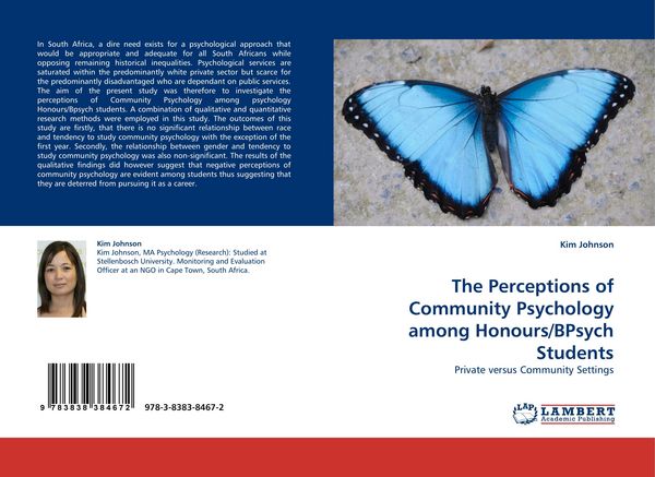 Produktbild: The Perceptions of Community Psychology among Honours/BPsych Students