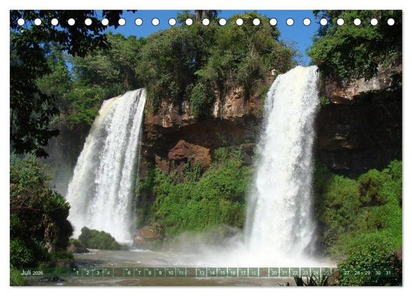 Produktbild: Mein S&uuml;damerika, mein Iguazu (Tischkalender 2026 DIN A5 quer), CALVENDO Monatskalender