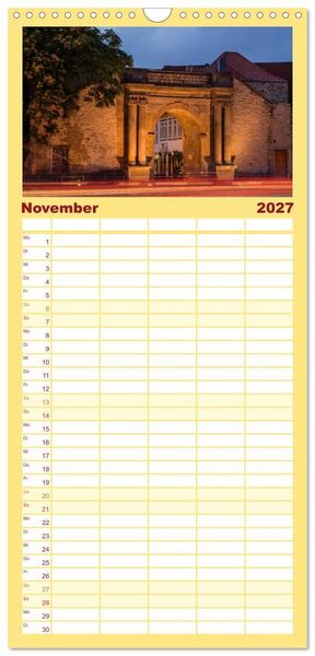 Produktbild: Familienplaner 2027 - Osnabr&uuml;ck...meine Stadt mit 5 Spalten (Wandkalender, 21 x 45 cm) CALVENDO
