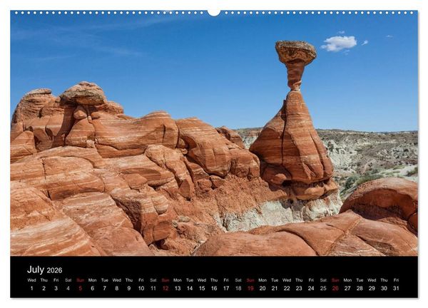 Produktbild: USA Nature Deluxe (High Quality Premium Wall Calendar 2026 DIN A2 landscape),CALVENDO 12 Month Wall Calendar