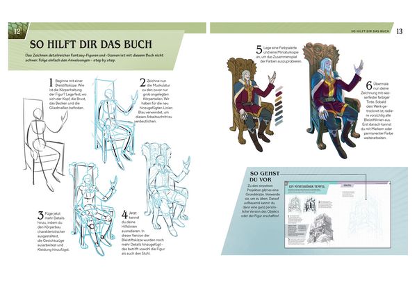 Produktbild: Ich zeichne Fantasy & Romantasy - Techniken, Charaktere und Effekte