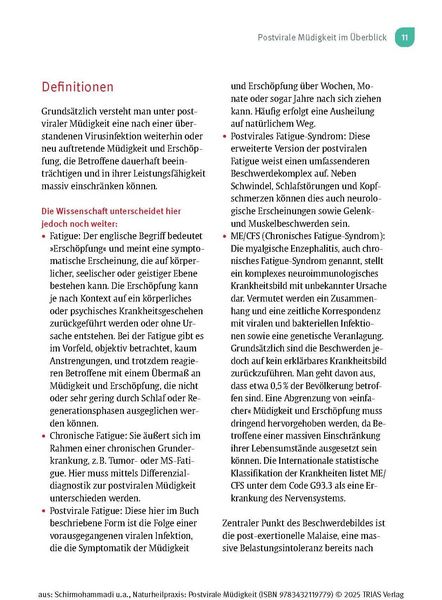 Produktbild: Naturheilpraxis: Postvirale M&uuml;digkeit