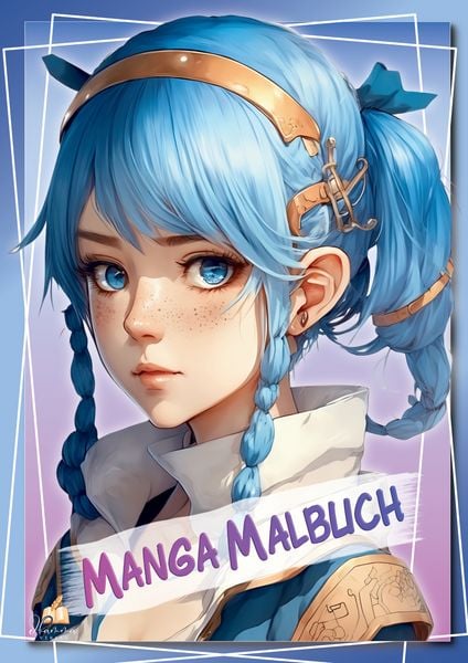 Produktbild: Manga Malbuch für Mädchen ab 8 Jahren mit 52 Ausmalbildern
