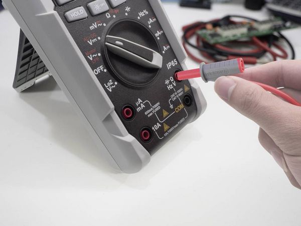 Produktbild: VOLTCRAFT MSB-501 Sicherheits-Messleitung Lamellenstecker 4 mm Lamellenstecker 4 mm 5.00 m Rot 1 St.