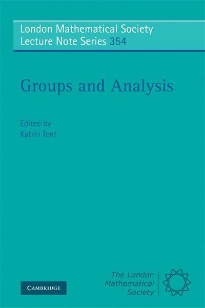 Produktbild: Groups and Analysis