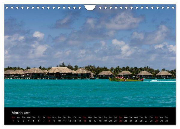 Produktbild: Bora Bora, Paradise islands (Wall Calendar 2026 DIN A4 landscape), CALVENDO 12 Month Wall Calendar