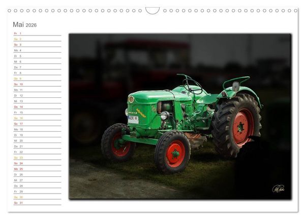 Produktbild: Oldtimer - geliebte Trecker (Wandkalender 2026 DIN A3 quer), CALVENDO Monatskalender