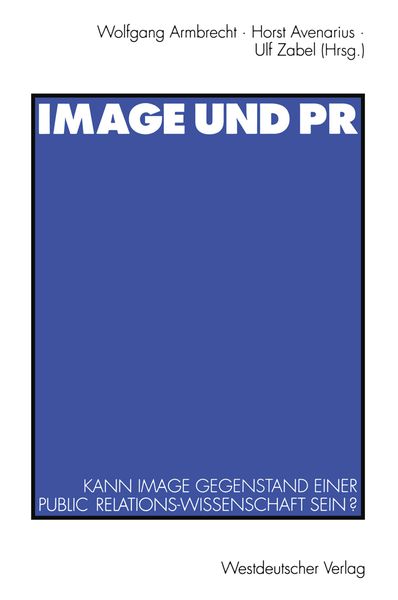 Produktbild: Image und PR