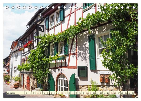 Produktbild: Heppenheim - Weinstadt unter der Starkenburg (Tischkalender 2026 DIN A5 quer), CALVENDO Monatskalender