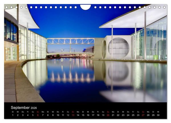 Produktbild: Colors of Berlin 2026 (Wandkalender 2026 DIN A4 quer), CALVENDO Monatskalender
