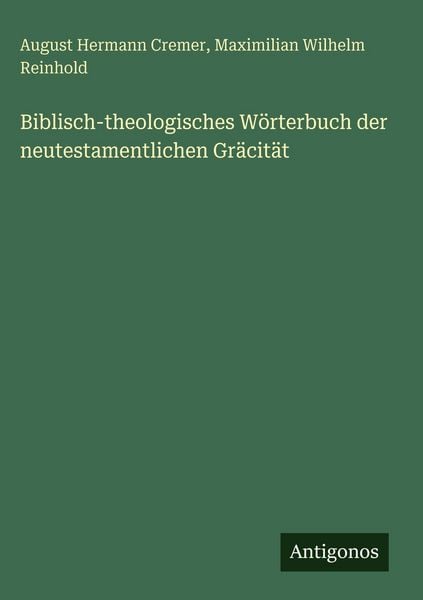 Produktbild: Biblisch-theologisches W&ouml;rterbuch der neutestamentlichen Gr&auml;cit&auml;t