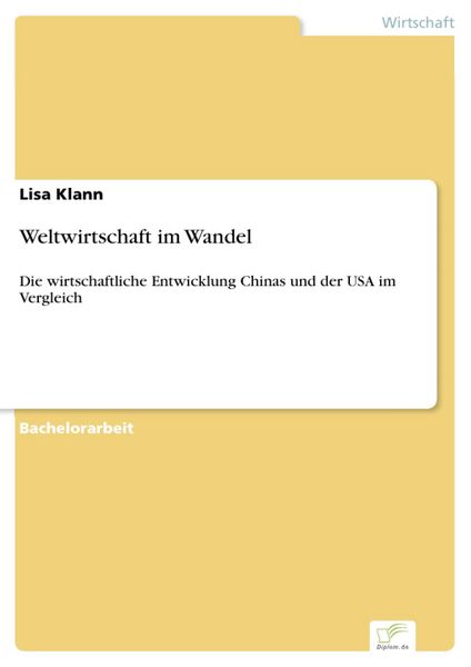 Produktbild: Weltwirtschaft im Wandel