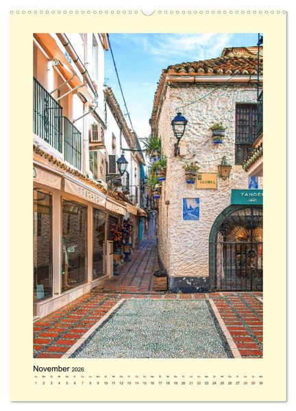 Produktbild: Marbella - Andalusien (Wandkalender 2026 DIN A2 hoch), CALVENDO Monatskalender