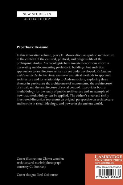 Produktbild: Architecture and Power in the Ancient Andes