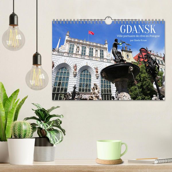 Produktbild: GDANSK - Ville portuaire de r&ecirc;ve en Pologne (Calendrier mural 2026 DIN A4 vertical), CALVENDO calendrier mensuel