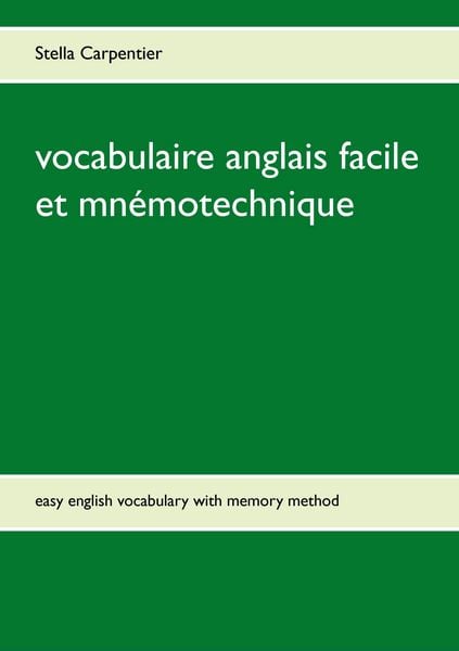 Produktbild: vocabulaire anglais facile et mn&eacute;motechnique
