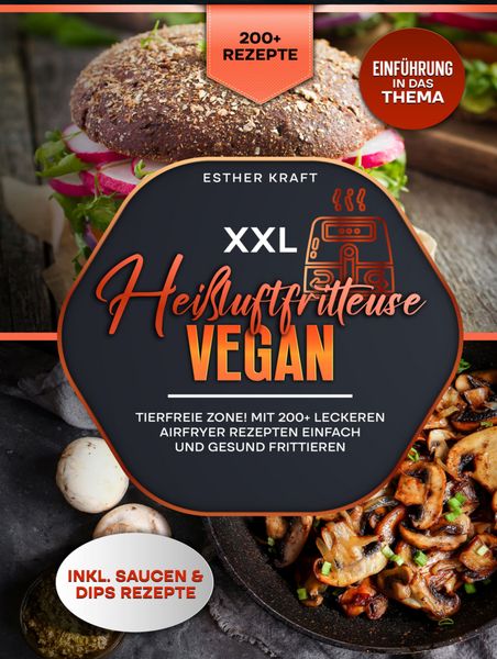 Produktbild: XXL Hei&szlig;luftfritteuse Vegan