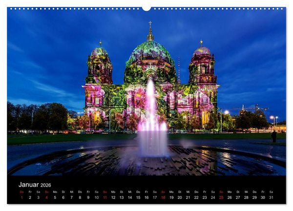 Produktbild: Colours of Berlin (hochwertiger Premium Wandkalender 2026 DIN A2 quer), Kunstdruck in Hochglanz