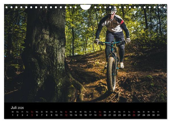 Produktbild: Mountainbike Action (Wandkalender 2026 DIN A4 quer), CALVENDO Monatskalender