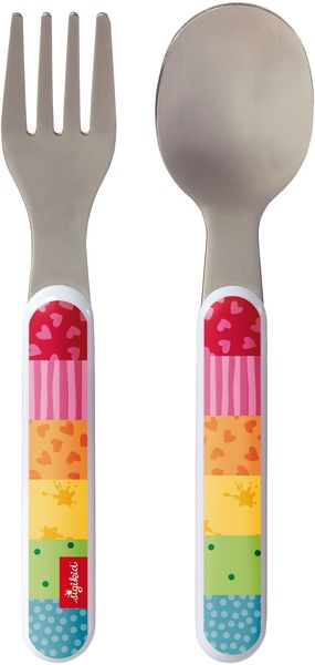 Produktbild: sigikid 24870 - Besteck-Set Hase Rainbow Rabbit Kinderbunt