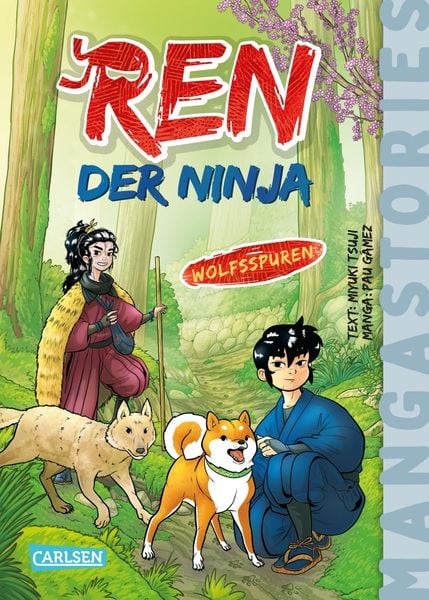 Ren, der Ninja Band 4 – Wolfsspuren, Gebundene Ausgabe von Miyuki Tsuji, Carlsen, 9783551656605