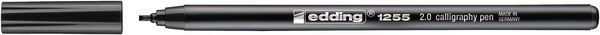 Produktbild: EDDING&reg; Fasermaler 1255 Calligraphy, 2 mm schwarz