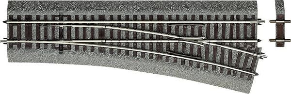 H0 RocoLine (mit Bettung) 42535 Weiche, rechts 230mm 1St.