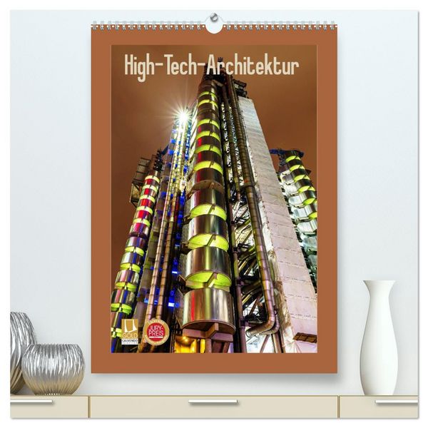 Produktbild: High-Tech-Architektur (hochwertiger Premium Wandkalender 2026 DIN A2 hoch), Kunstdruck in Hochglanz