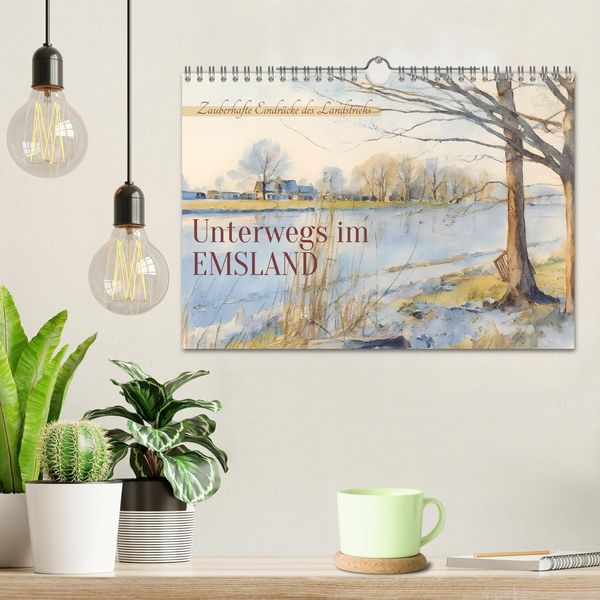 Produktbild: Unterwegs im Emsland (Wandkalender 2026 DIN A4 quer), CALVENDO Monatskalender