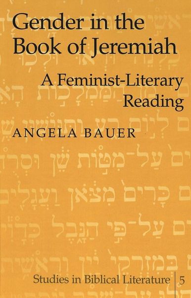 Produktbild: Gender in the Book of Jeremiah