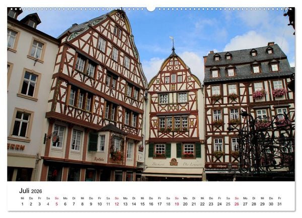 Produktbild: Bernkastel-Kues an der Mosel (Wandkalender 2026 DIN A2 quer), CALVENDO Monatskalender